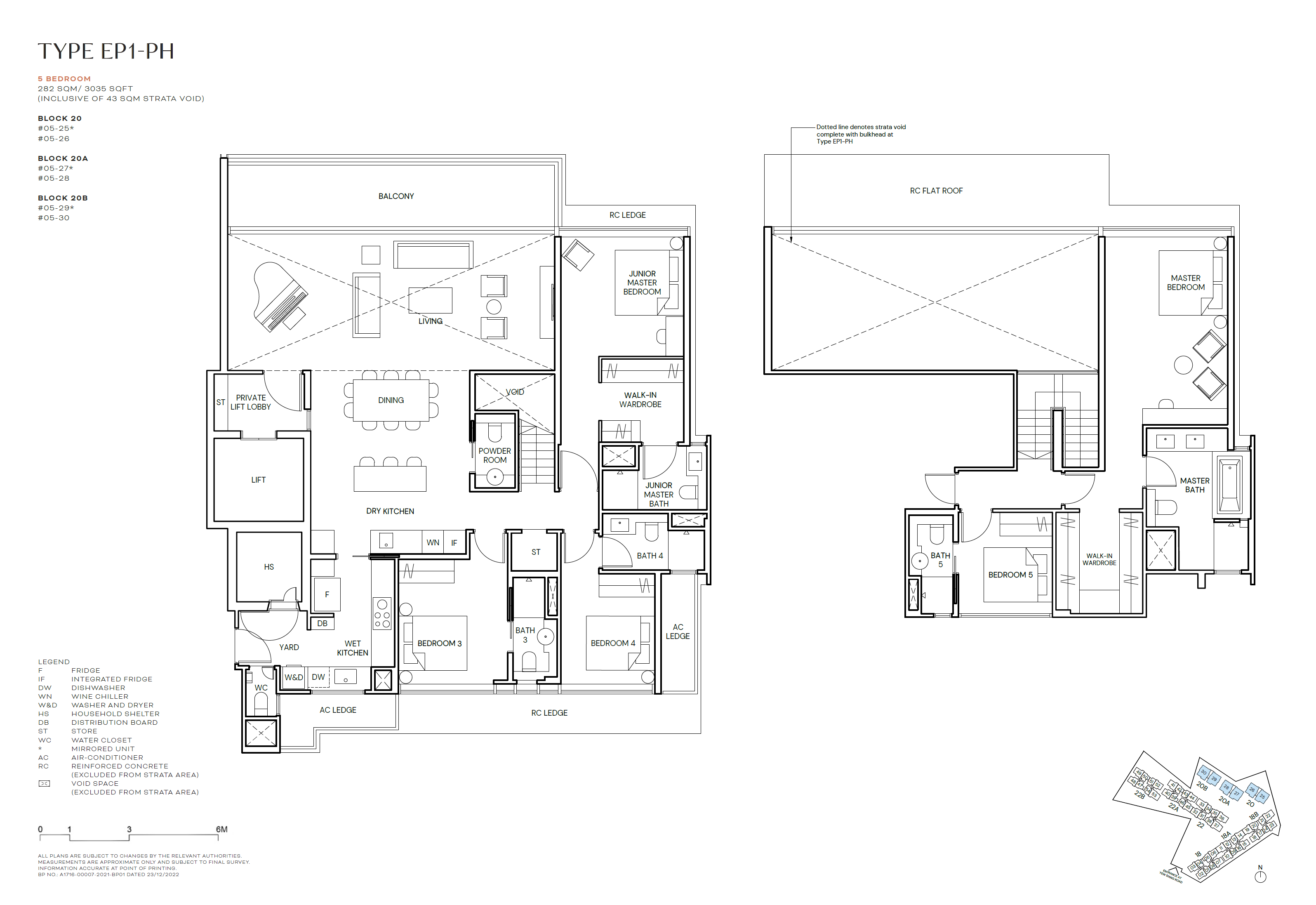 Terra Hill 1 Bedroom Floor Plan 6